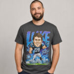 Unisex Carolina Panthers Luke Kuechly Number 59 Hall of Fame Class of 2026 Graphic Shirt for Football Fans