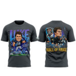 Unisex Carolina Panthers Luke Kuechly Number 59 Hall of Fame Graphic Shirt for Football Fans