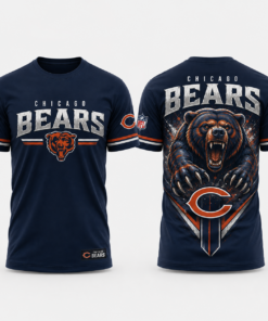 Unisex Chicago Bears Bear Pride 2026 Graphic Shirt for Football Fans