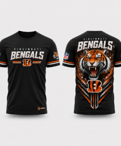 Unisex Cincinnati Bengals Tiger Pride 2026 Graphic Shirt for Football Fans