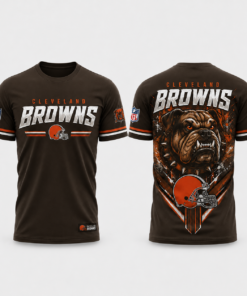 Unisex Cleveland Browns Dawg Pride 2026 Graphic Shirt for Football Fans