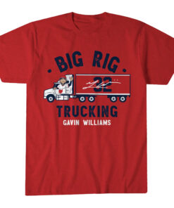 Unisex Cleveland Guardians Gavin Williams The Big Rig Graphic Shirt for Baseball Fans