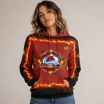 Unisex Colorado Avalanche Fourth Wing Night Book Night Series 2026 Graphic Shirt Version 1 for Hockey Fans