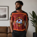 Unisex Colorado Avalanche Fourth Wing Night Book Night Series 2026 Graphic Shirt Version 1 for Hockey Fans