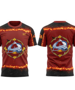 Unisex Colorado Avalanche Fourth Wing Night Book Night Series 2026 Graphic Shirt Version 2 for Hockey Fans