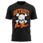 Unisex Detroit Lions Bad Boys Skull 2026 Graphic Shirt for Football Fans