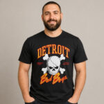 Unisex Detroit Lions Bad Boys Skull 2026 Graphic Shirt for Football Fans