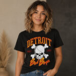 Unisex Detroit Lions Bad Boys Skull 2026 Graphic Shirt for Football Fans