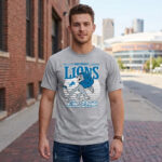 Unisex Detroit Lions x Simba One Pride 2026 Graphic Shirt for Football Fans