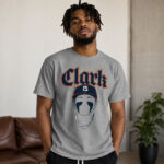 Unisex Detroit Tigers Max Clark Blank Face Graphic Shirt for Baseball Fans