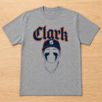 Unisex Detroit Tigers Max Clark Blank Face Graphic Shirt for Baseball Fans