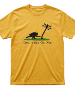 Unisex Don't Spy on Me Jimothy Raccoon Graphic Shirt for Wildlife Fans