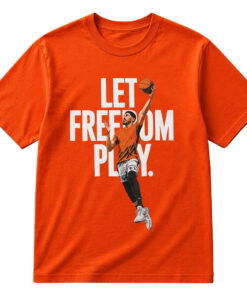 Unisex Enes Kanter Let Freedom Play Graphic Shirt for Basketball Fans