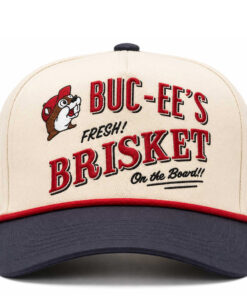 Unisex Greg Abbott Buc-ee’s Fresh Brisket On The Board Graphic Hat for Buc-ee’s Fans