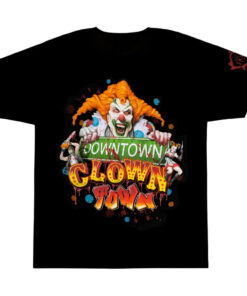 Unisex Halloween Horror Nights 2026 Downtown Clown Town Graphic Shirt for Horror Fans
