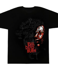Unisex Halloween Horror Nights 2026 Evil Dead Burn Logo Graphic Shirt for Horror Fans