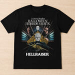 Unisex Halloween Horror Nights 2026 Hellraiser Key Art Graphic Shirt for Horror Fans