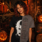 Unisex Halloween Horror Nights 2026 Hellraiser Split Fashion Graphic Shirt for Horror Fans