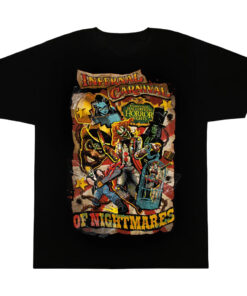 Unisex Halloween Horror Nights 2026 Icons Graphic Shirt for Halloween Fans