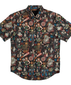 Unisex Halloween Horror Nights 2026 Icons Halloween Graphic Shirt for Horror Fans