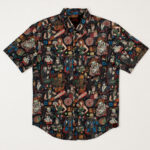 Unisex Halloween Horror Nights 2026 Icons Halloween Graphic Shirt for Horror Fans
