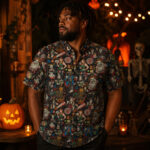 Unisex Halloween Horror Nights 2026 Icons Halloween Graphic Shirt for Horror Fans