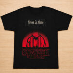 Unisex Halloween Horror Nights 2026 Stranger Things Season 5 Never Go Home Graphic Shirt for Horror Fans