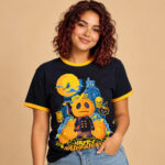Unisex Halloween Horror Nights 2026 Whalen Lil’ Boo Happy Halloween Graphic Shirt for Horror Fans