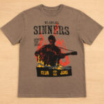 Unisex Horror Nights 2026 We Are All Sinners Survive the Night Graphic Shirt for Horror Fans