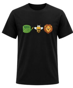 Unisex Hose Bee Lion Graphic Shirt for Animal Lovers