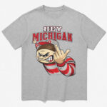 Unisex IShowSpeed Brutus Buckeye Hey Michigan Graphic Shirt for College Football Fans