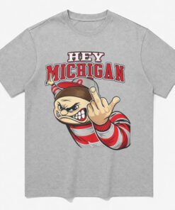 Unisex IShowSpeed Brutus Buckeye Hey Michigan Graphic Shirt for College Football Fans