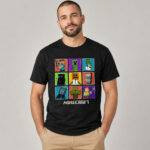 Unisex IShowSpeed Minecraft Hardcore Group Shot Box Up Graphic Shirt for Gaming Fans