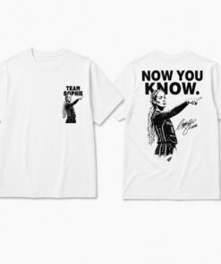 Unisex Indiana Fever Sophie Cunningham Pointing Now You Know Graphic Shirt for Basketball Fans