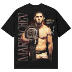 Unisex Islam Makhachev UFC 330 Welterweight Champion 2026 Graphic Shirt for MMA Fans