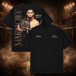 Unisex Islam Makhachev UFC 330 Welterweight Champion 2026 Graphic Shirt for MMA Fans