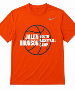 Unisex Jalen Brunson Youth Basketball Camp Graphic Shirt for Basketball Fans