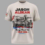 Unisex Jason Aldean Songs About Us Tour 2026 Graphic Shirt for Country Music Fans