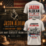 Unisex Jason Aldean Songs About Us Tour 2026 Graphic Shirt for Country Music Fans
