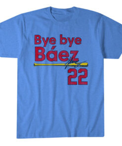 Unisex Joshua Bye Bye Báez Graphic Shirt for Baseball Fans