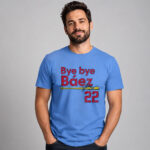 Unisex Joshua Bye Bye Báez Graphic Shirt for Baseball Fans