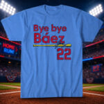 Unisex Joshua Bye Bye Báez Graphic Shirt for Baseball Fans