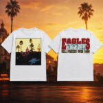 Unisex Justin Bieber 1996 Eagles Hell Freezes Over Tour At Dodgers Game 2026 Graphic Shirt for Music and Baseball Fans