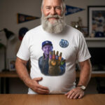 Unisex Los Angeles Dodgers Infinity Gauntlet Graphic Shirt for Baseball Fans