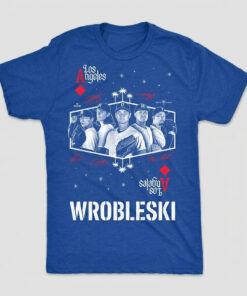 Unisex Los Angeles Dodgers Justin Wrobleski Aces Graphic Shirt for Baseball Fans