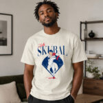 Unisex Los Angeles Dodgers Tarik Skubal Diamond Caricature Graphic Shirt for Baseball Fans