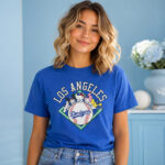 Unisex Los Angeles Dodgers x Hello Kitty and Friends Night 2026 Graphic Shirt for Baseball Fans