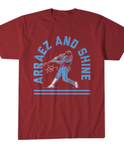 Unisex Luis Arraez And Shine Philadelphia Graphic Shirt for Baseball Fans
