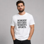 Unisex Mike McDaniel Nobody Watches Women’s Sports Graphic Shirt for Football Fans