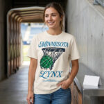 Unisex Minnesota Lynx Vintage Athletic Club Graphic Shirt for Basketball Fans